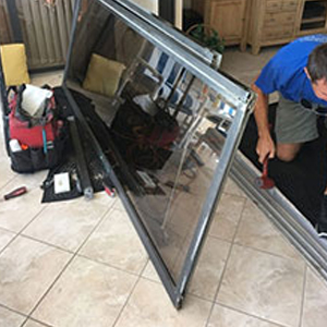 sliding glass door frame repair Royal Palm Beach